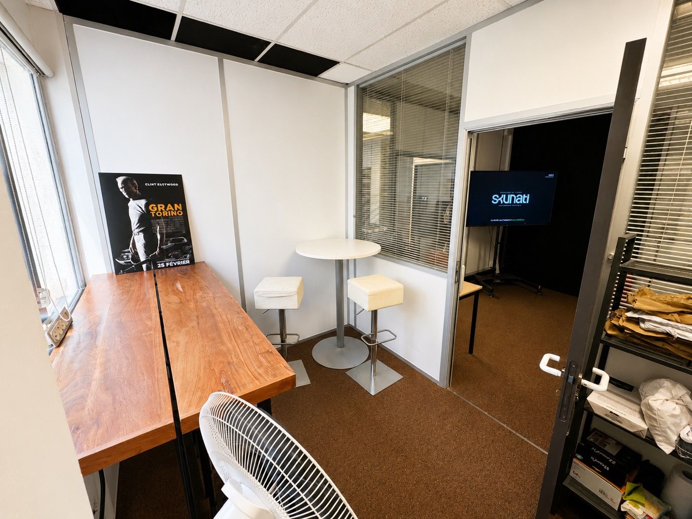 L'espace maquillage du studio Skunati