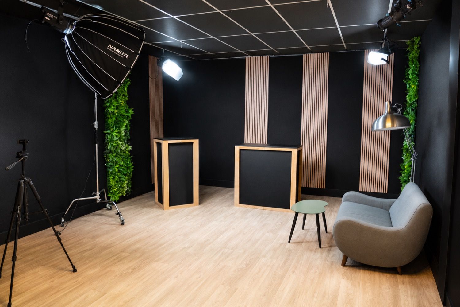 Le plateau principal du studio Skunati