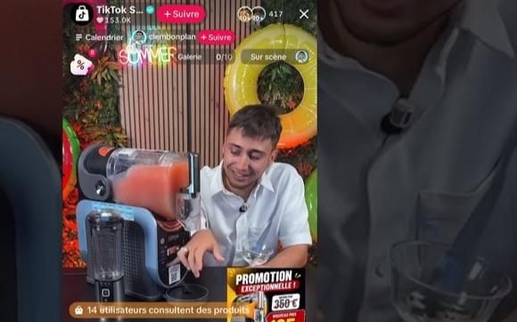 Live TikTok Shop ClemBonPlan au studio Skunati