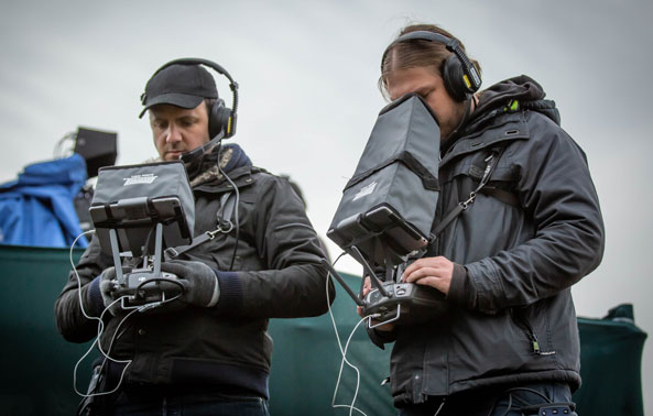 binome operateurs de drone